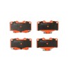 Kit de freinage avant DBA 4000 Series lisse + plaquettes Xtreme Performance Subaru Impreza WRX / STI (2001-2007)