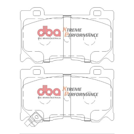 Kit de freinage avant DBA 4000 Series T3 rainuré + plaquettes Xtreme Performance Nissan 370Z / Nismo (2009+)