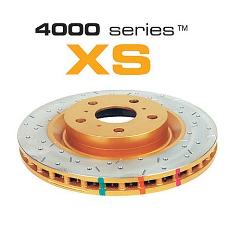 Kit de freinage arrière DBA 4000 Series XS percé-rainuré + plaquettes Street Performance Nissan 350Z (2003-2009)