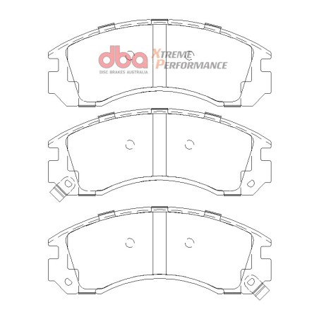 Kit de freinage avant DBA 4000 Series T3 rainuré + plaquettes Xtreme Performance Mitsubishi Lancer Evolution IV / V (1996-1999)