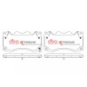 Kit de freinage avant DBA 4000 Series T3 rainuré + plaquettes Xtreme Performance Ford Mustang 7 5.0 V8 (2024+)