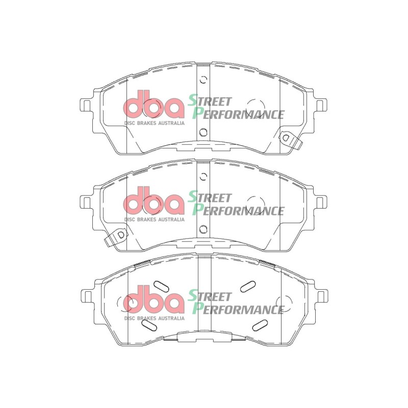 Kit de freinage avant DBA Street Series lisse + plaquettes Street Performance Ford Ranger Raptor (2019-2023) 213 ch (2019-2023)