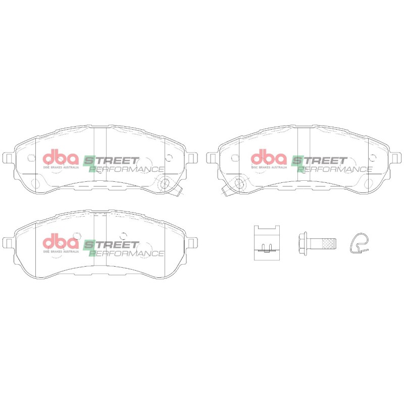 Kit de freinage arrière DBA Street Series T2 + plaquettes Street Performance Ford Ranger Raptor (2019-2023) 213 ch (2019-2023)