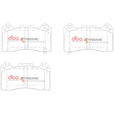 Kit de freinage avant DBA 4000 Series T3 rainuré + plaquettes Xtreme Performance Ford Focus 3 RS 350 ch (2016-2018)