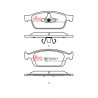 Kit de freinage avant DBA Street Series T2 rainuré + plaquettes Street Performance Ford Focus 3 ST 250 ch (2011-2018)