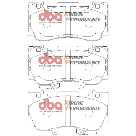 Kit de freinage avant DBA 4000 Series T3 rainuré + plaquettes Xtreme Performance Ford Mustang 6 2.3 EcoBoost (2015-2024)