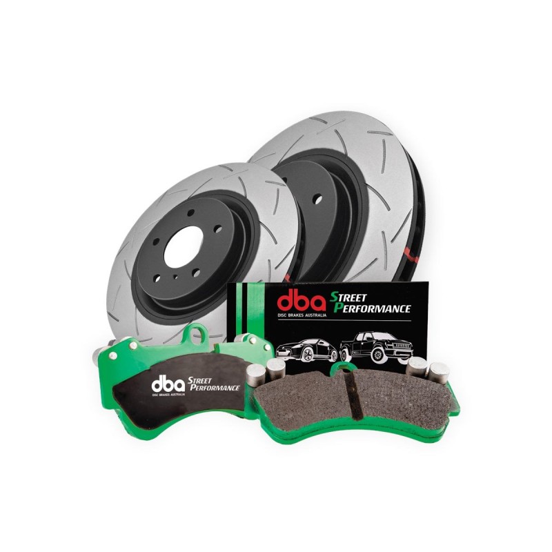 Kit de freinage arrière DBA 4000 Series T3 + plaquettes Street Performance Ford Mustang 6 2.3 EcoBoost / 5.0 V8 (2015-2024)