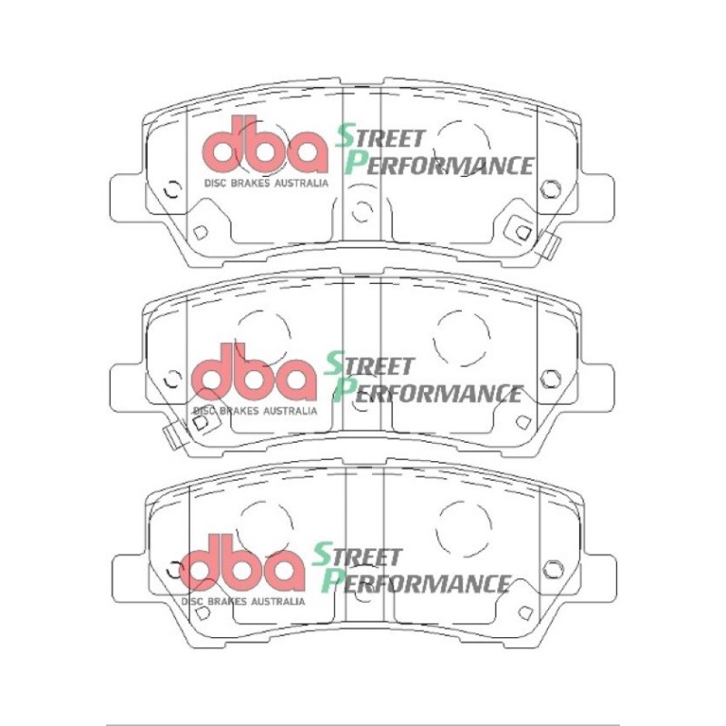 Kit de freinage arrière DBA 4000 Series T3 + plaquettes Street Performance Ford Mustang 6 2.3 EcoBoost / 5.0 V8 (2015-2024)