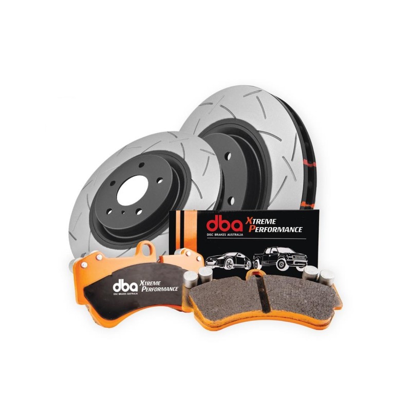 Kit de freinage avant DBA 4000 Series T3 rainuré + plaquettes Xtreme Performance Toyota GR Supra 258/335/435 ch (2019-2026)