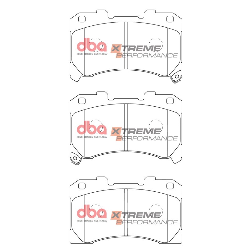 Kit de freinage avant DBA 5000 Series T3 rainuré bol noir + plaquettes Xtreme Performance Toyota GR Corolla 300 ch (2023+)