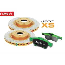 Kit de freinage avant DBA 4000 Series XS percé-rainuré + plaquettes Street Performance Toyota GT86 200 ch (2018+)