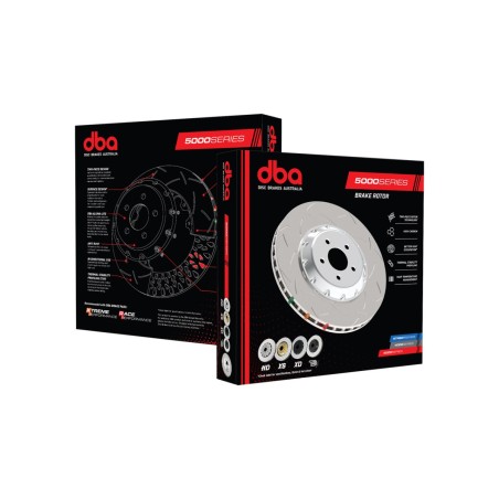 Kit de freinage avant DBA 5000 Series T3 rainuré bol noir + plaquettes Xtreme Performance Toyota GT86 200 ch (2018+)