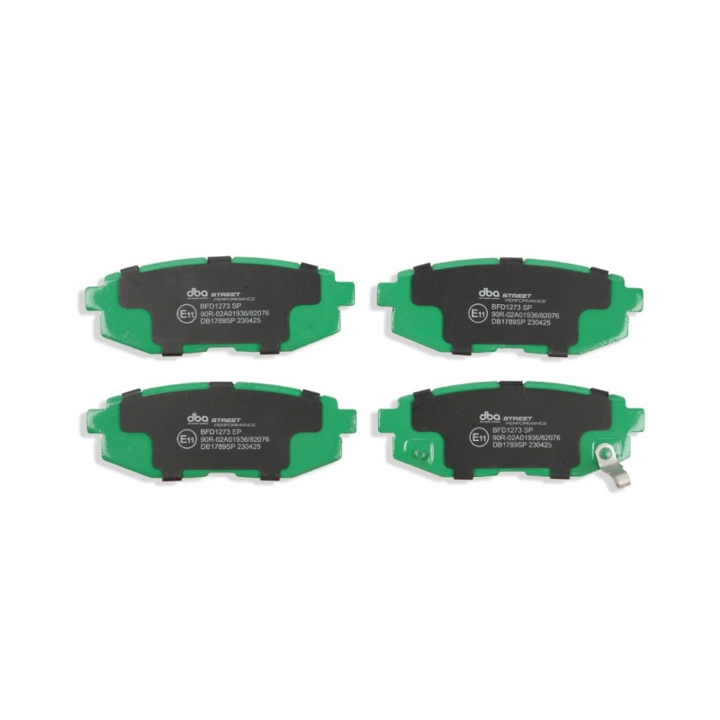 Kit freins arrière DBA Street Series T2 + plaquettes SP Toyota GT86 200 ch Ø286 mm (2012-2022) - DBA2659S-10-1789SP