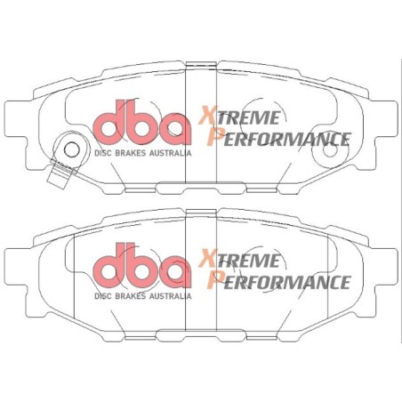 Kit freins arrière DBA 4000 Series T3 + plaquettes XP Toyota GT86 200 ch Ø290 mm (2012-2022) - DBA42663S-10-1803XP