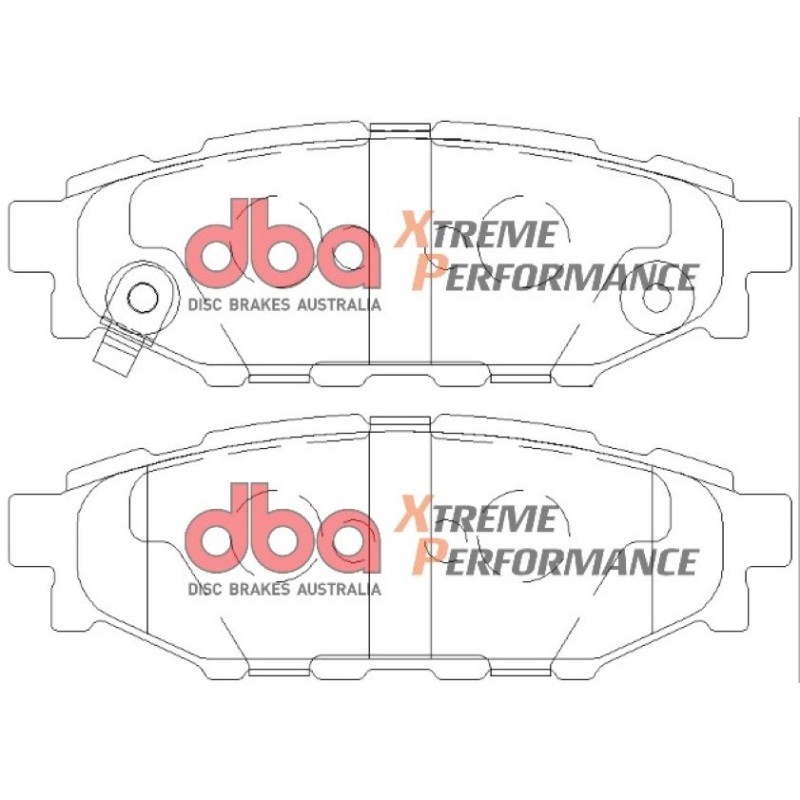 Kit freins arrière DBA 4000 Series T3 + plaquettes XP Toyota GT86 200 ch Ø286 mm (2012-2022) - DBA42659S-10-1803XP