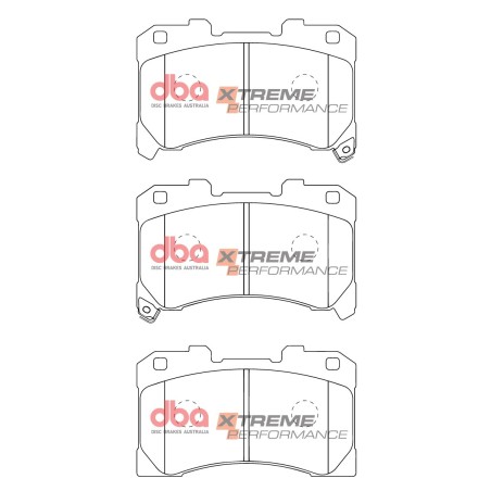 Kit de freinage avant DBA 5000 Series T3 rainuré bol noir + plaquettes Xtreme Performance Toyota GR Yaris 257 ch (2020+)