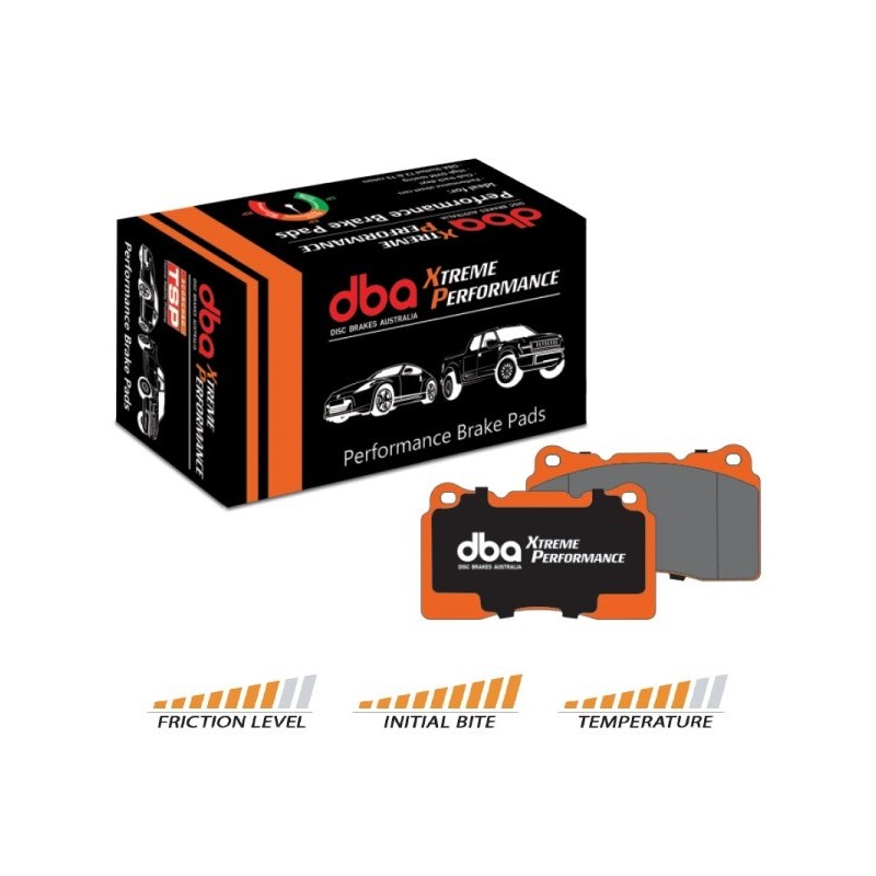 Kit de freinage avant DBA 5000 Series T3 rainuré bol noir + plaquettes Xtreme Performance Toyota GR Yaris 257 ch (2020+)