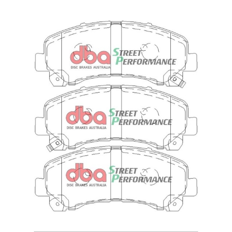 Kit de freinage avant DBA Street Series lisse + plaquettes Street Performance Isuzu Rodeo (2008-2012)