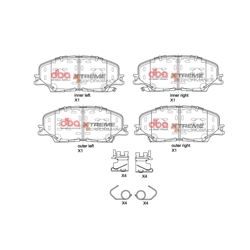 Kit de freinage avant DBA 4000 Series T3 + plaquettes Xtreme Performance Isuzu D-MAX (2020+)