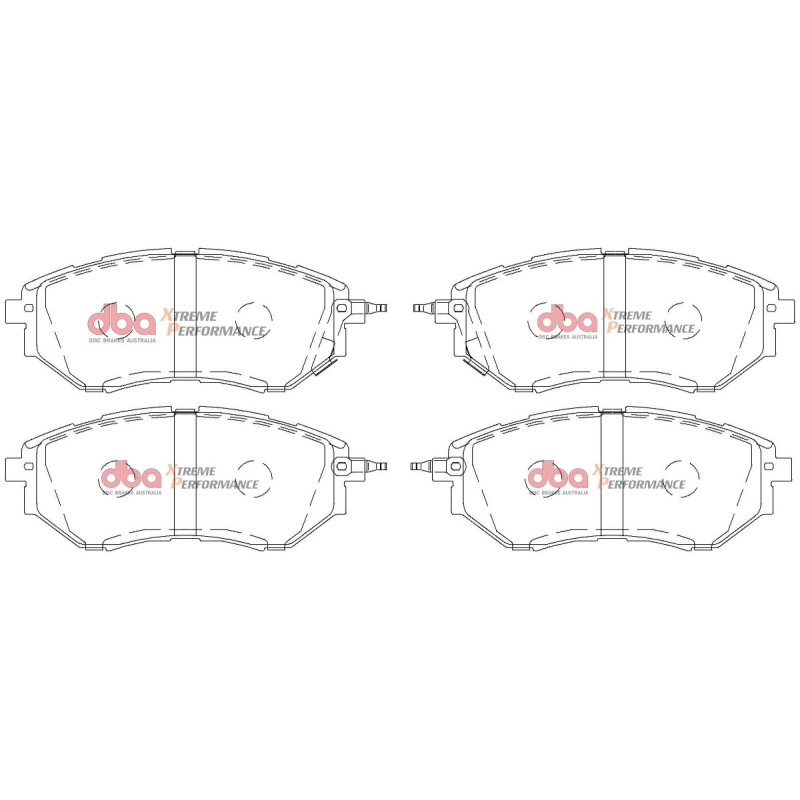 Kit de freinage avant DBA 4000 Series T3 + plaquettes Xtreme Performance Subaru Forester 147/150/240 ch (2013-2019)