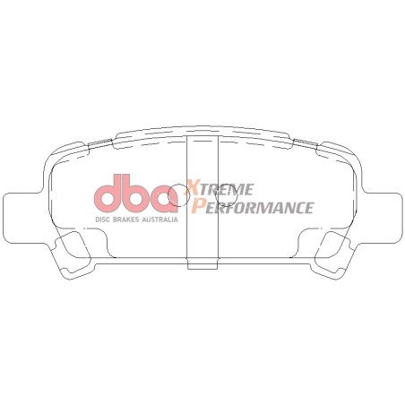 Kit de freinage arrière DBA 4000 Series T3 + plaquettes Xtreme Performance Subaru Legacy 245 ch (2003-2010)