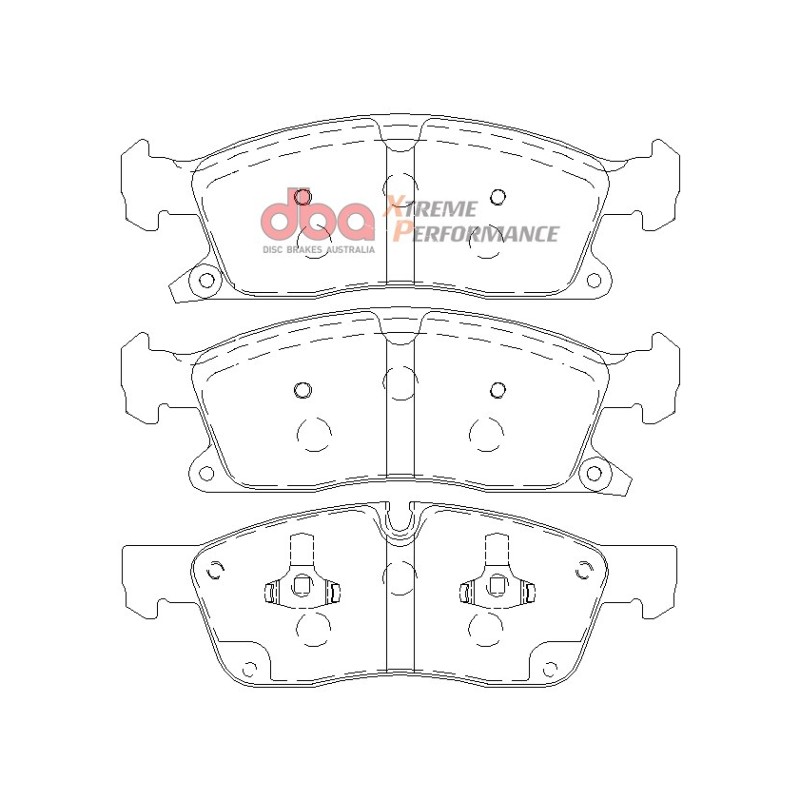 Kit de freinage avant DBA 4000 Series T3 + plaquettes Xtreme Performance Dodge Durango (2011-2024)