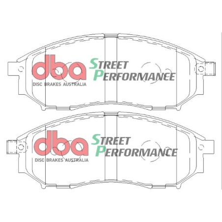 Kit de freinage avant DBA Street Series T2 + plaquettes Street Performance Nissan Skyline V36 (2006-2014)