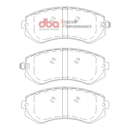 Kit de freinage arrière DBA 4000 Series T3 + plaquettes Xtreme Performance Nissan Patrol Y61 (1997-2013)