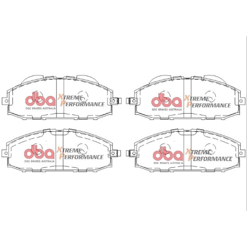 Kit de freinage avant DBA 4000 Series T3 + plaquettes Xtreme Performance Nissan Patrol Y61 (1997-2013)