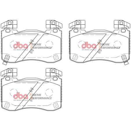 Kit de freinage avant DBA 4000 Series T3 + plaquettes Xtreme Performance Kia Stinger 365 ch (2017+)