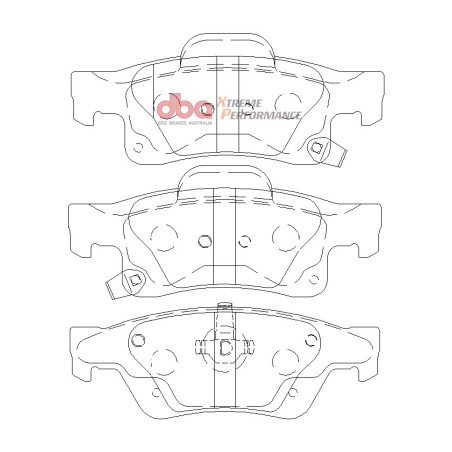 Kit de freinage arrière DBA 4000 Series T3 + plaquettes Xtreme Performance Jeep Grand Cherokee (2011+)