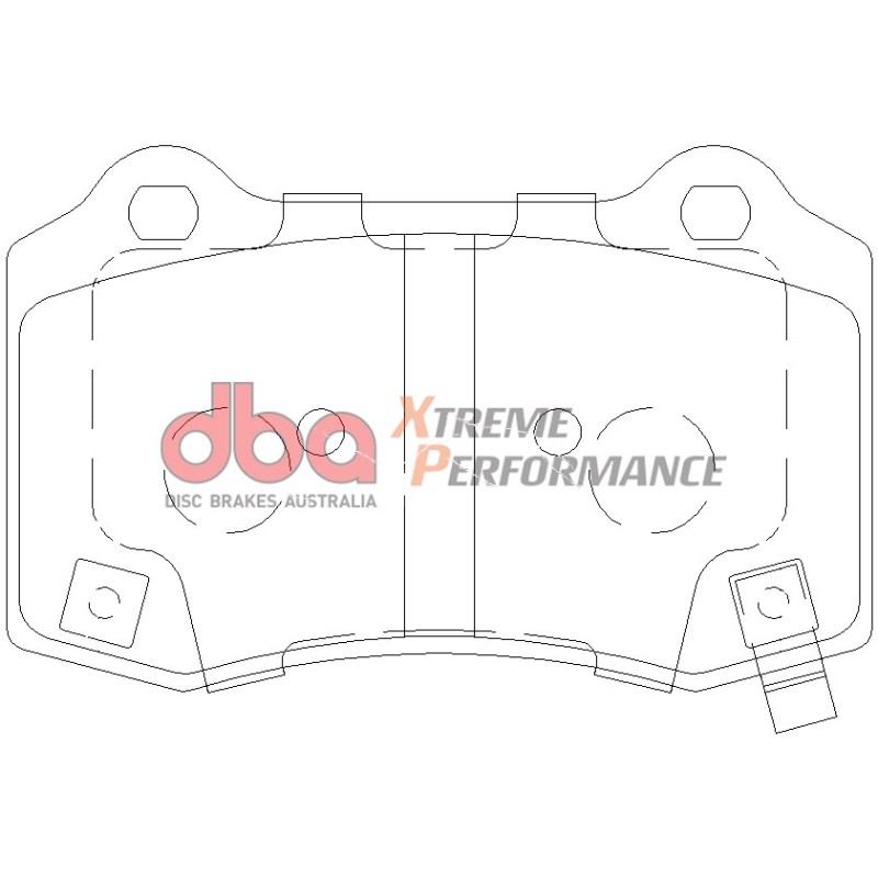 Kit de freinage arrière DBA 4000 Series T3 + plaquettes Xtreme Performance Jeep Grand Cherokee (2006-2011)