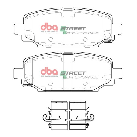 Kit de freinage arrière DBA Street Series T2 + plaquettes Street Performance Jeep Wrangler (JL) 200/274 ch (2018+)