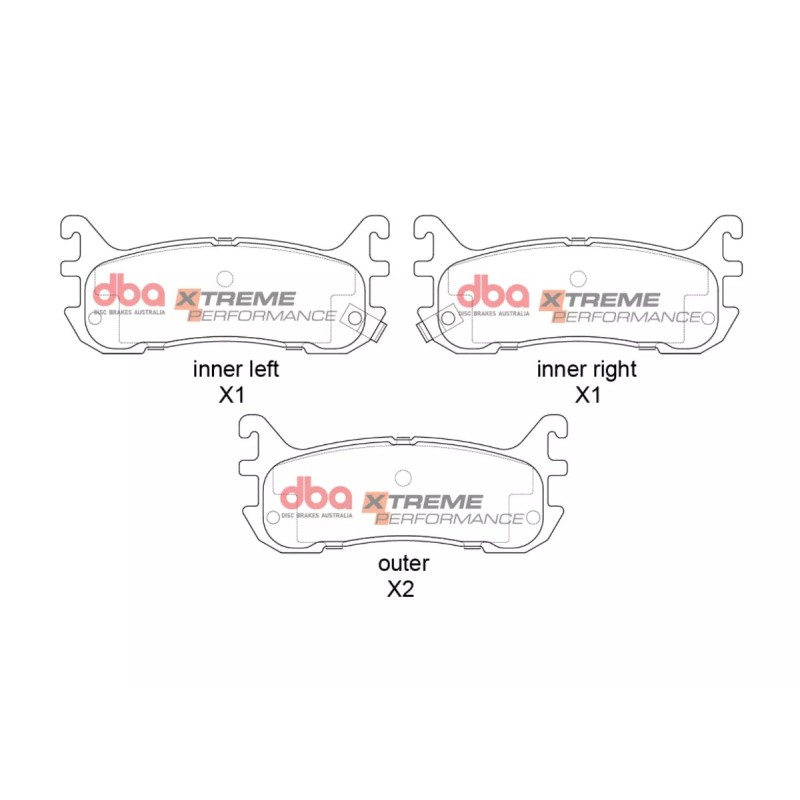 Kit de freinage arrière DBA Street Series T2 + plaquettes Xtreme Performance Mazda MX-5 NA (1994-1998)
