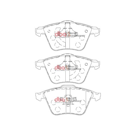 Kit de freinage avant DBA 4000 Series T3 + plaquettes Xtreme Performance Mazda 3 BL 260 ch (2009-2013)