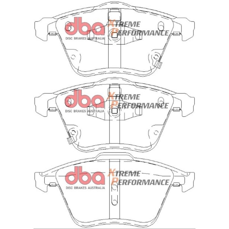Kit de freinage avant DBA 4000 Series T3 + plaquettes Xtreme Performance Mazda 6 GG 260 ch (2005-2008)