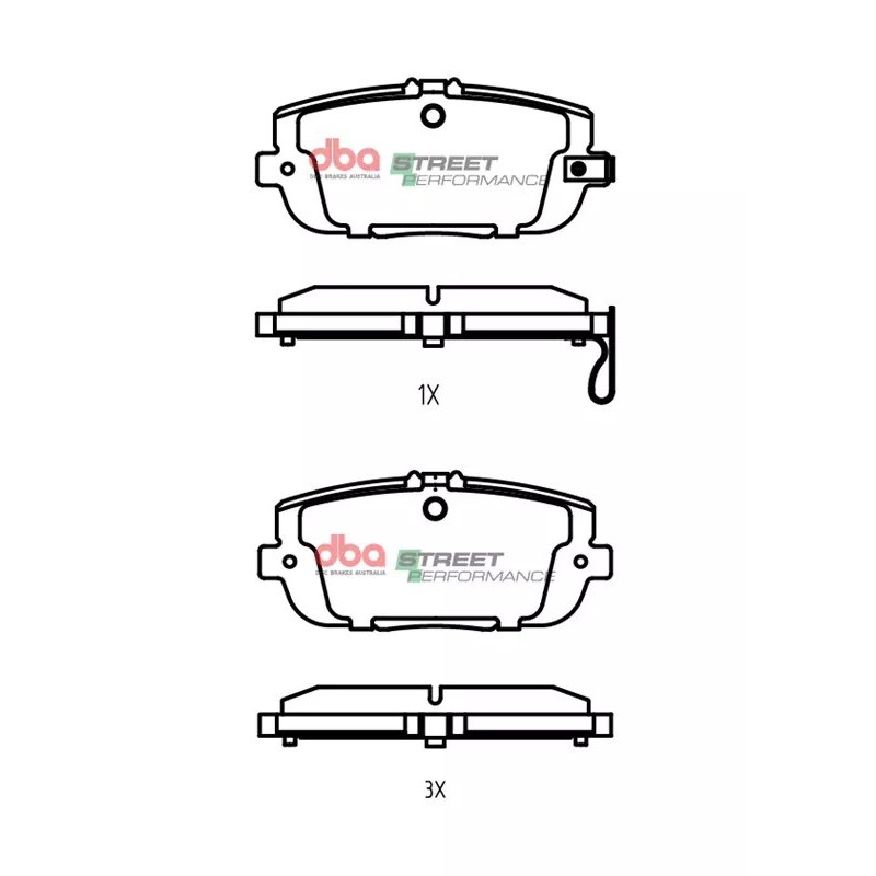 Kit de freinage arrière DBA Street Series T2 + plaquettes Street Performance Mazda MX-5 RF 130 ch (2017+)