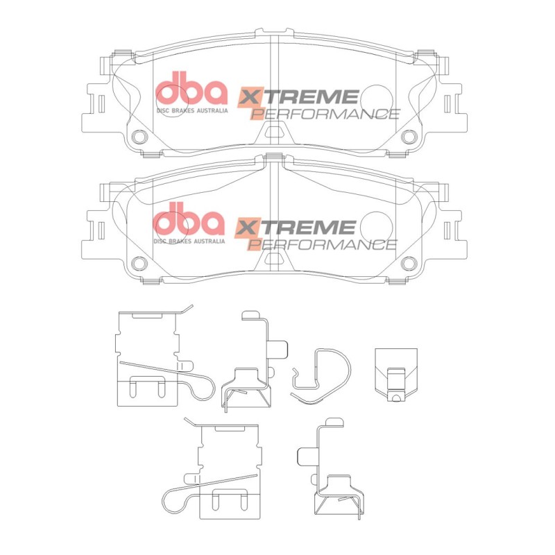 Kit de freinage arrière DBA 4000 Series T3 + plaquettes Xtreme Performance Toyota Land Cruiser 300 (2021+)