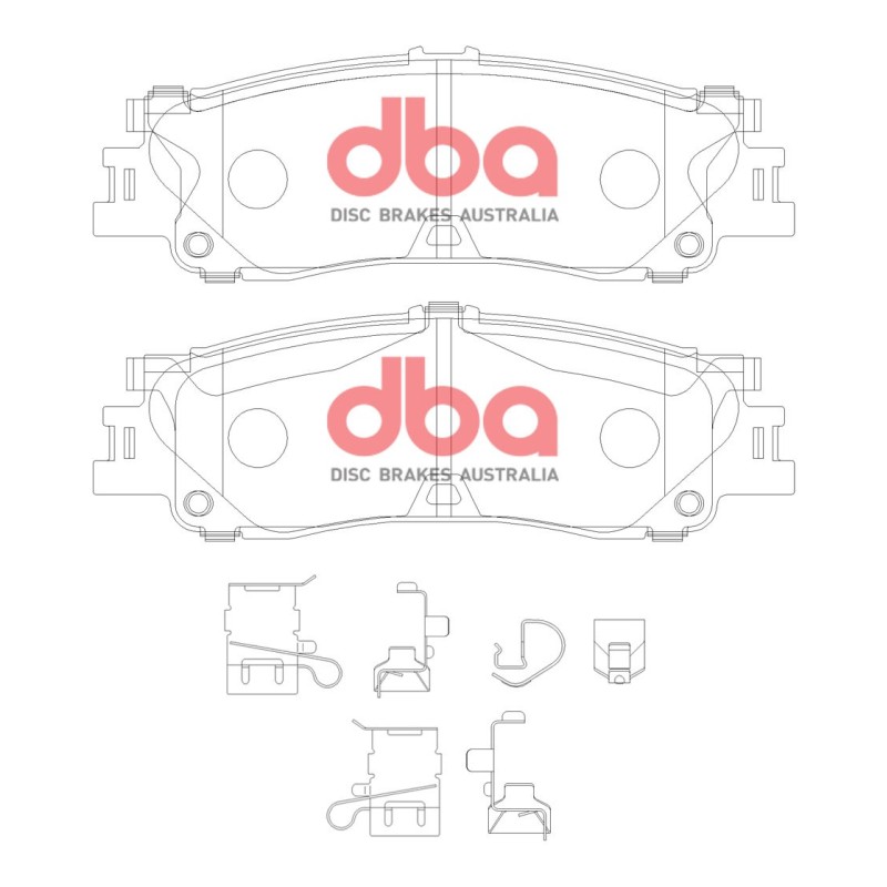 Kit de freinage arrière DBA Street Series T2 + plaquettes Street Performance Toyota Land Cruiser 300 (2021+)