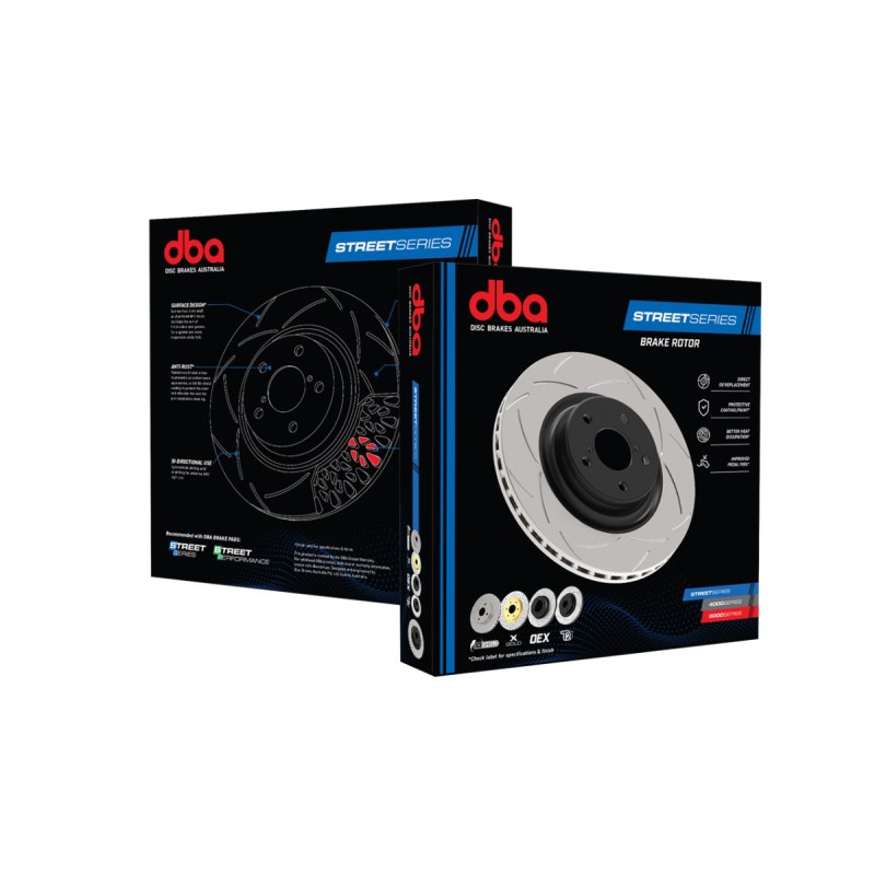 Kit de freinage avant DBA Street Series T2 + plaquettes Street Performance Toyota Fortuner AN50/60 Ø297 mm (2004-2016)