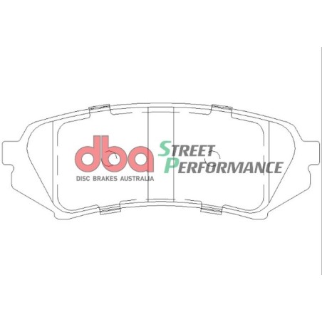 Kit de freinage arrière DBA Street Series T2 + plaquettes Street Performance Toyota Land Cruiser 100 (J100) (1998-2008)