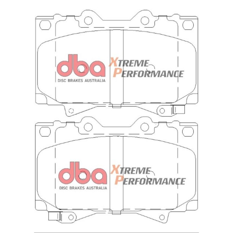 Kit de freinage avant DBA 4000 Series T3 + plaquettes Xtreme Performance Toyota Land Cruiser 100 (J100) (1998-2007)