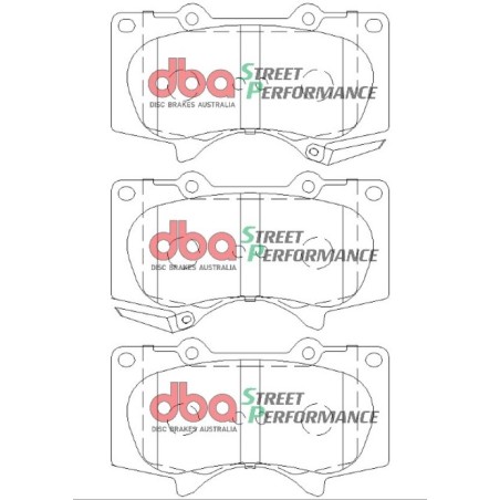Kit de freinage avant DBA Street Series T2 + plaquettes Street Performance Toyota Land Cruiser Prado 150 (2009+)