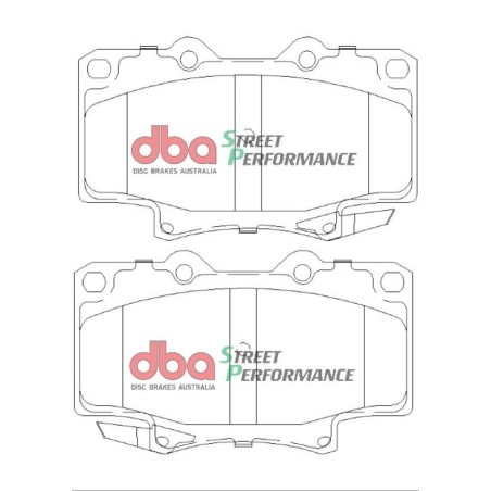 Kit de freinage avant DBA Street Series X-Gold + plaquettes Street Performance Toyota Land Cruiser 80 (J80) (1990-1999)