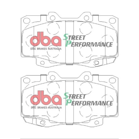 Kit de freinage avant DBA Street Series X-Gold + plaquettes Street Performance Toyota Hilux (2005-2016)