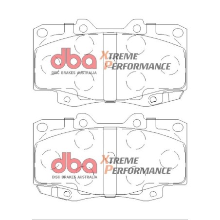 Kit de freinage avant DBA 4000 Series T3 + plaquettes Xtreme Performance Toyota Hilux (2005-2016)