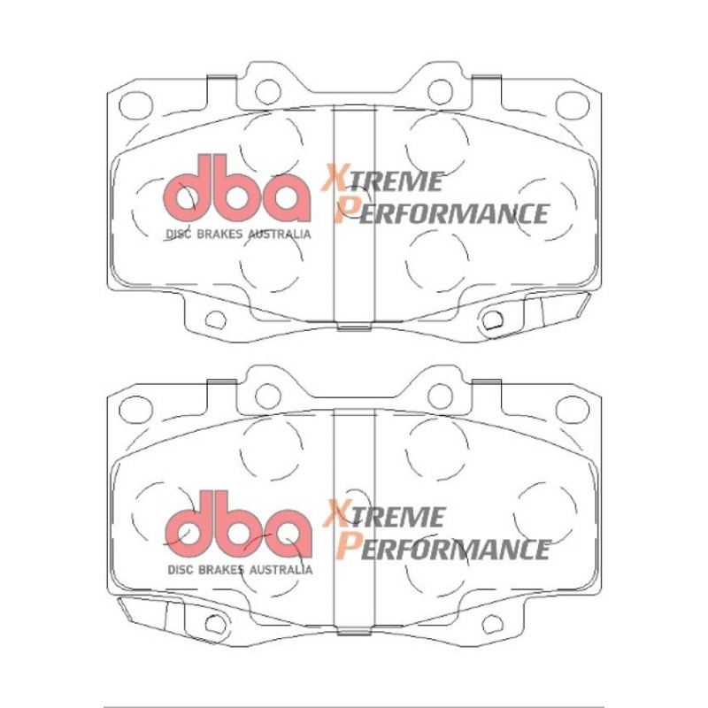 Kit de freinage avant DBA 4000 Series T3 + plaquettes Xtreme Performance Toyota Hilux (2005-2016)