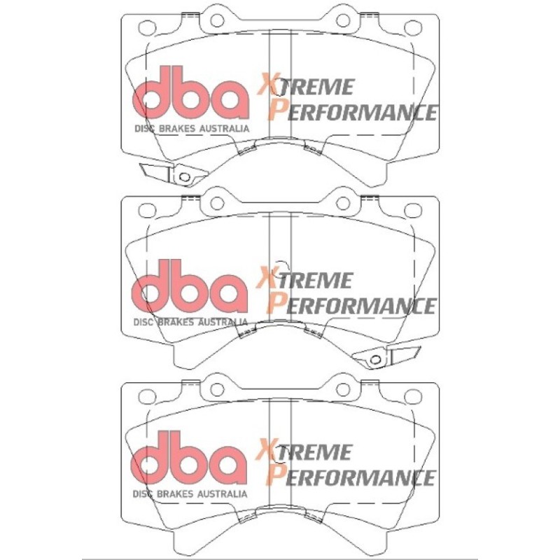 Kit de freinage avant DBA 4000 Series XS + plaquettes Xtreme Performance Toyota Land Cruiser 200 (2007-2015)