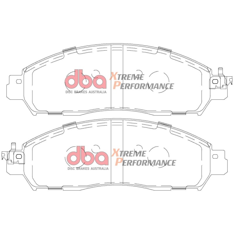 Kit de freinage avant DBA 4000 Series T3 + plaquettes Xtreme Performance Renault Alaskan 190 ch (2017+)