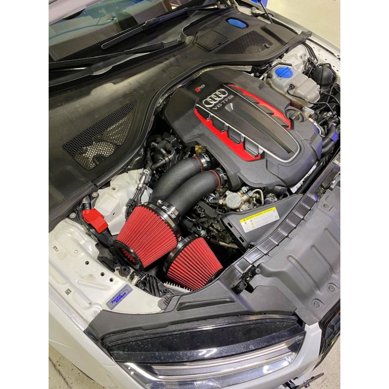 Kit d'admission double 3" CTS Turbo Audi S6 / S7 / RS6 / RS7 C7 4.0 TFSI (velocity stack 6")